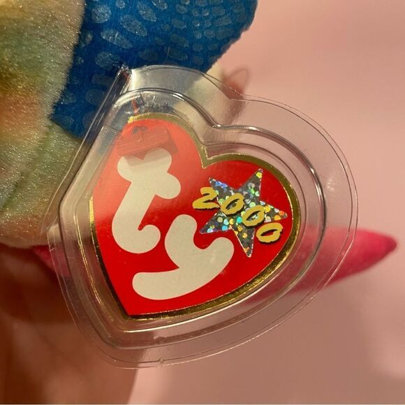 Aruba The Fish 2000 Ty Original Beanie Baby Excellent Used Condition NWT 7” long - Picture 7 of 8